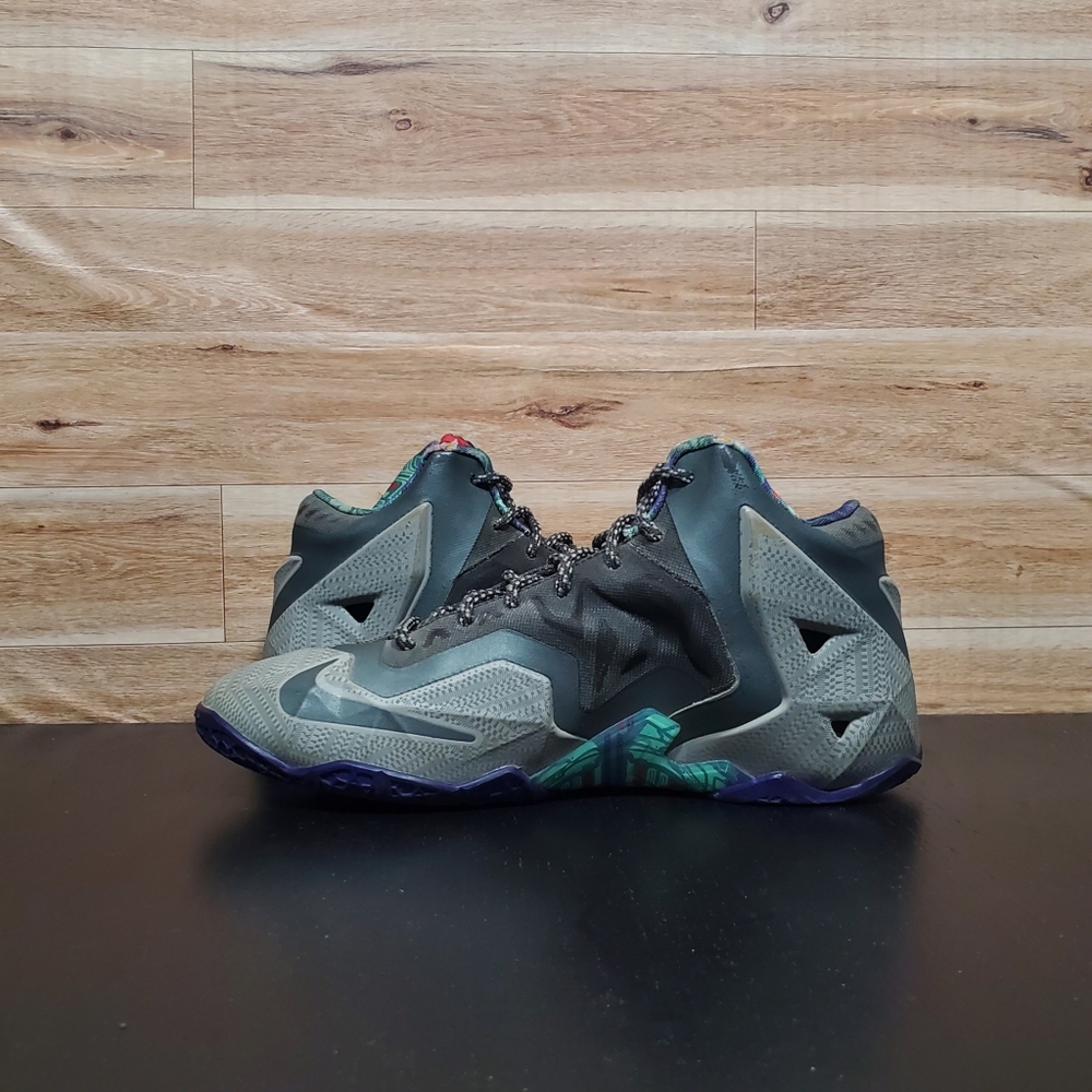 Nike Lebron 11 Terracotta Warrior Gray Shoes Women's Size 8.5 - Picture 4 of 10